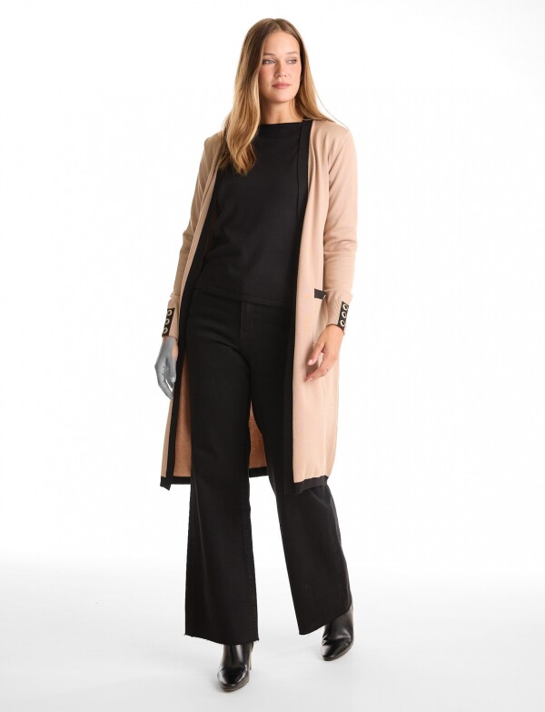 Cardigan Largo BEIGE