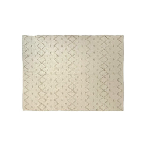 ALFOMBRA NATURAL 69X114CM PUNTOS ZIGZAG ALFOMBRA NATURAL 69X114CM PUNTOS ZIGZAG