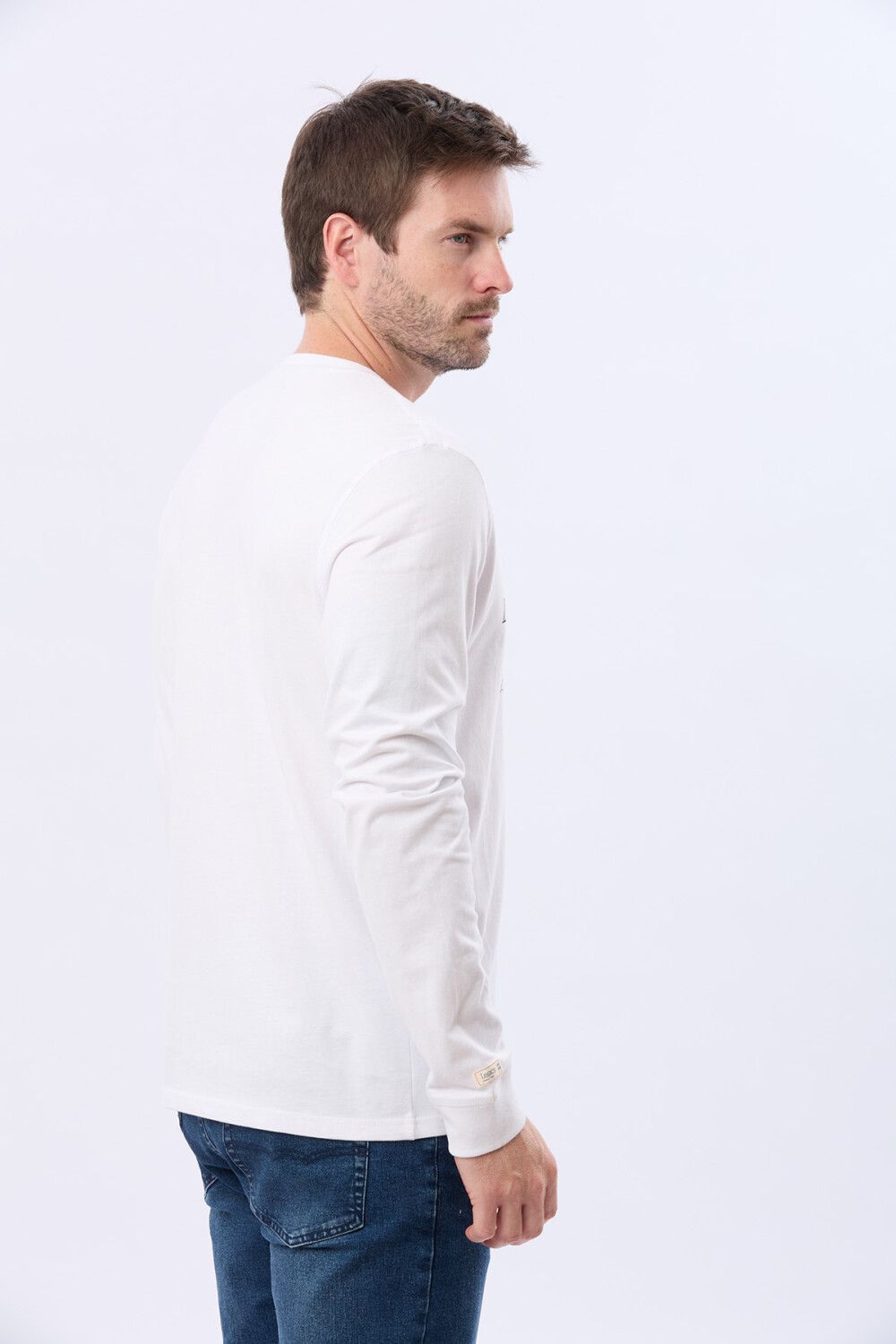 REMERA ESTAMPADA DE ALGODÓN Blanco