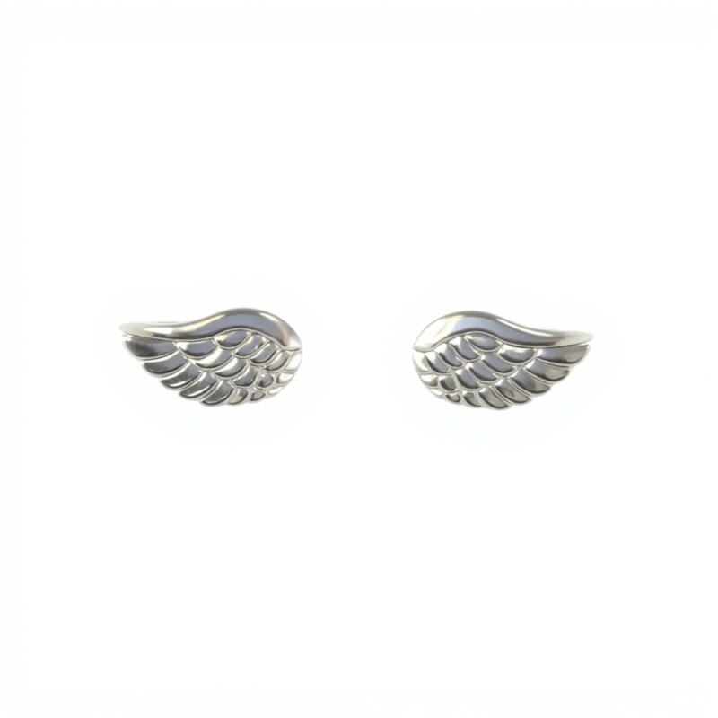 Caravanas Alas de Plata - Plata 925 - Sin Piedra - CA4095 sinpiedra