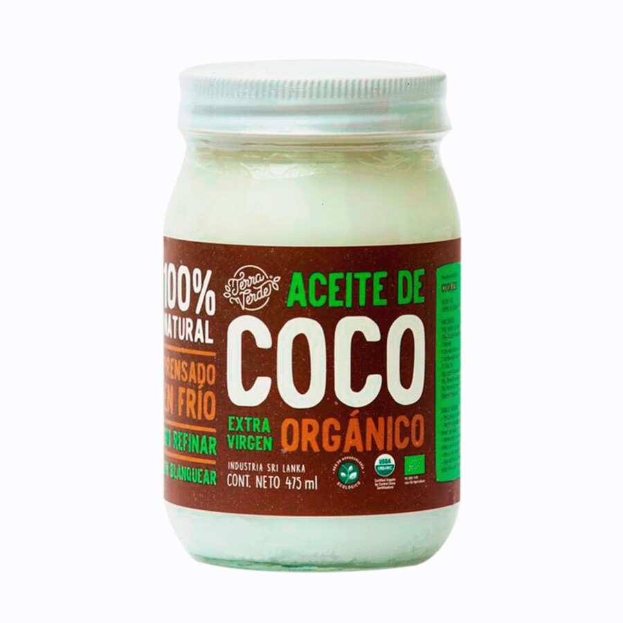 Aceite de coco Terra Verde Orgánico 475ml Aceite de coco Terra Verde Orgánico 475ml