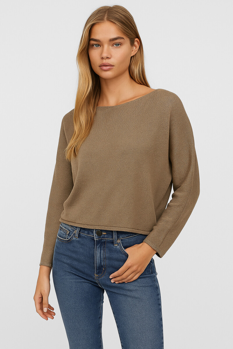 Sweater Egliana - Taupe Claro 