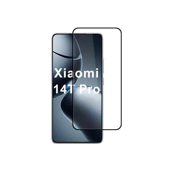 Vidrio templado 9D Xiaomi 14T borde color negro Vidrio Templado 9d Xiaomi 14t Borde Color Negro