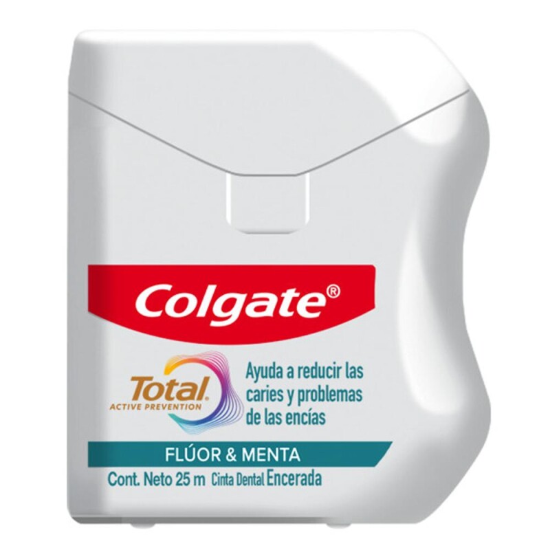 Hilo Dental Colgate Total 12 Flúor Y Menta 25 Mts. Hilo Dental Colgate Total 12 Flúor Y Menta 25 Mts.