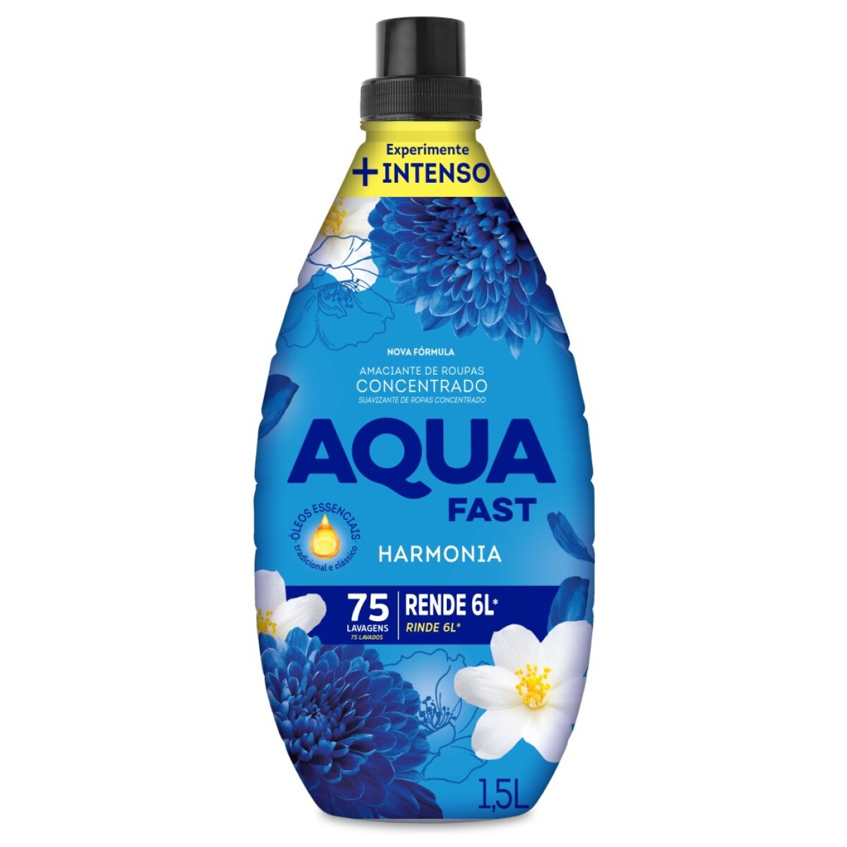 Suavizante Concentrado Aquafast 1.5L Azul Harmonia 