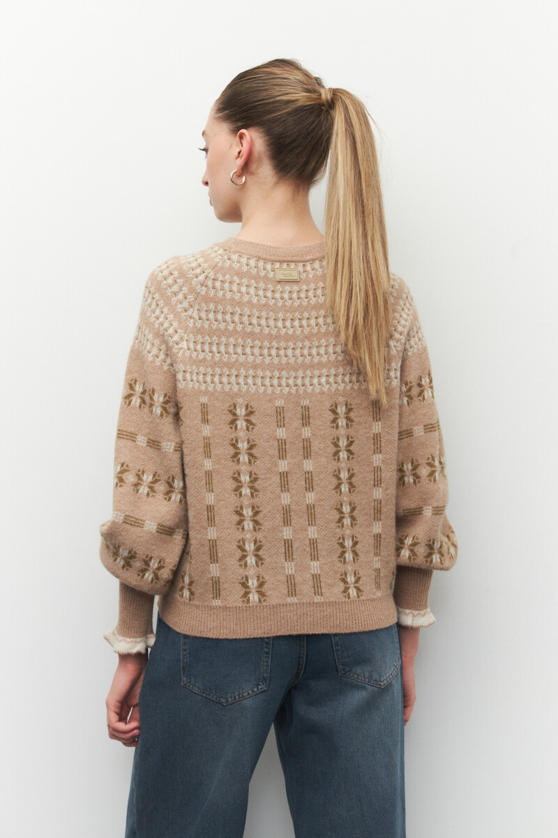SWEATER CINTIA Beige Melange