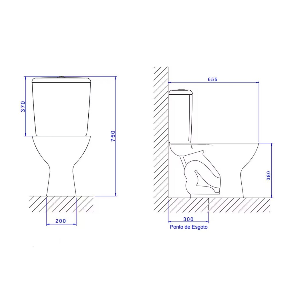 Inodoro con mochila IZY Descarga Simple Inodoro Con Mochila Izy Descarga Simple