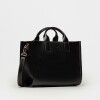Cartera de mano Capri en cuero liso vegetal Negro