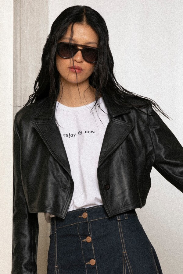 Remera Retro Frase Blanca