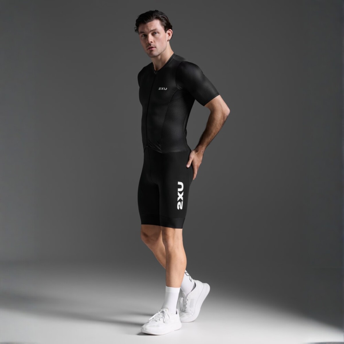 Trisuit Running Aero Hex Sleeved Trisuit Hombre 