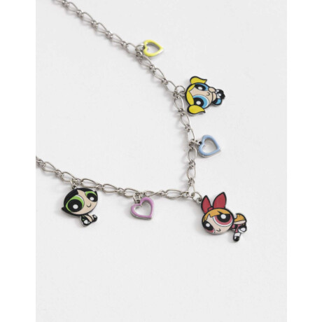 Collar Multicharm ''chicas Superpoderosas'' Combinacion Multicolor