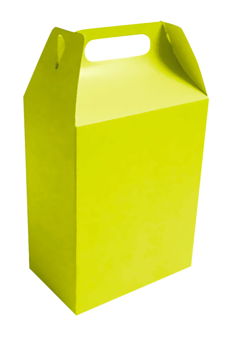 Caja Biodegradable Para Sorpresitas x10 und - Verde Limón 