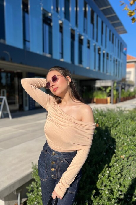 Blusa Ester Beige