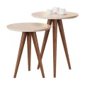SET DE MESAS DE APOYO LUXO - OFF WHITE/NATURE SET DE MESAS DE APOYO LUXO - OFF WHITE/NATURE