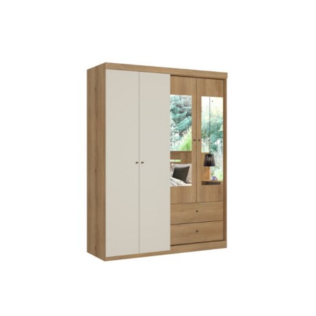 ROPERO STAR 4 PUERTAS CAPUCCINO OFF WHITE GL ROPERO STAR 4 PUERTAS CAPUCCINO OFF WHITE GL