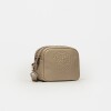 Bandolera Eterial en cuero graneado Taupe Niquel