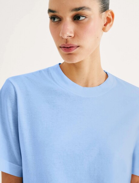 CAMISETA MANGA CORTA AZUL