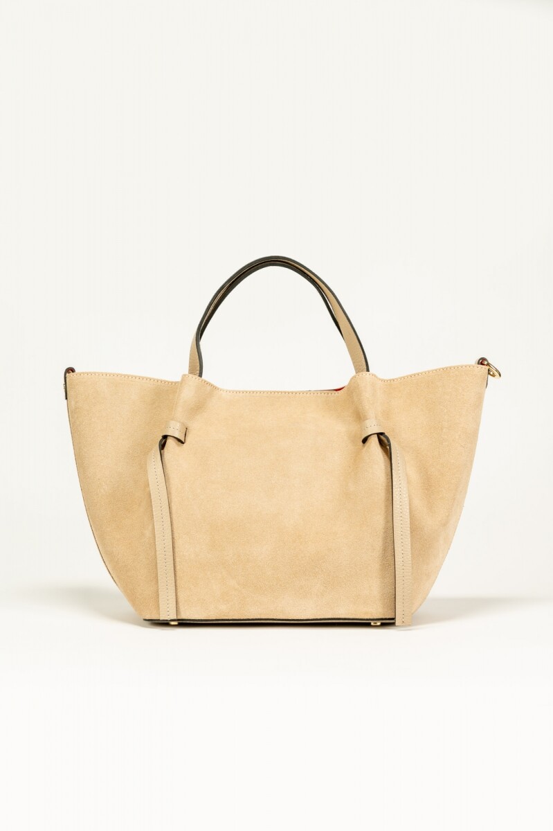 Cartera de gamuza Daily - Beige 