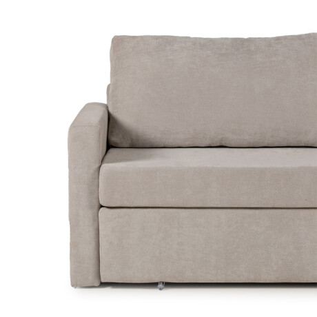 Sofá Cama Mónaco II - Tela Microfibra Berlin 05 (Ceniza)