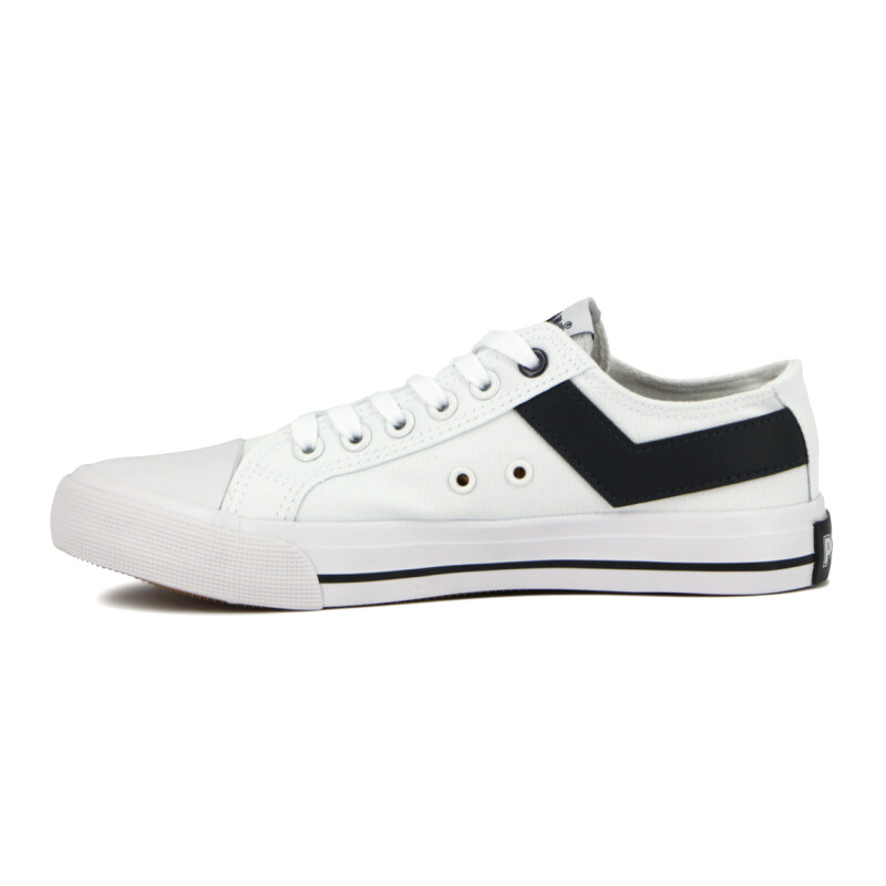 Pony Lona Bajo Acordonado / Wht/nvy Blanco-marino