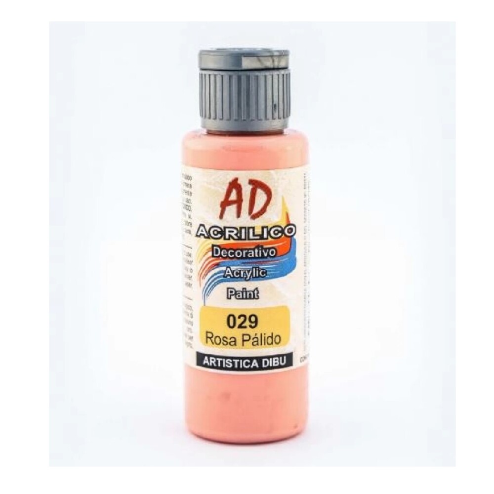 Acrílico Decorativo Ad 60 Ml Rosa Pálido #Acrílico Decorativo Ad 60 Ml Rosa Pálido