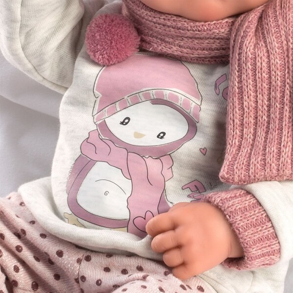Vestido Abrigo Llorens Bebe Muñeca Pinguino Juguete 43cm Vestido Abrigo Llorens Bebe Muñeca Pinguino Juguete 43cm