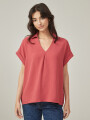 Blusa Hercego Rosa Oscuro