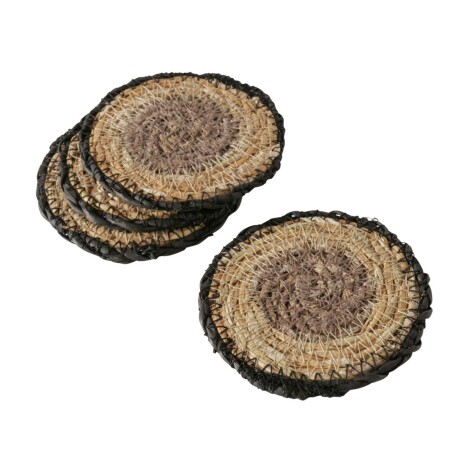 SET 4 POSAVASOS FIBRAS-NATURALES MULTICOLOR BABOU 2054168