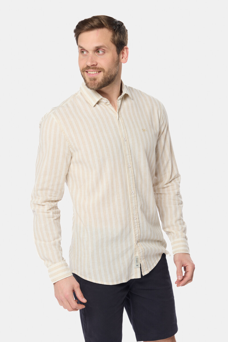 CAMISA RAYADA DE LINO - Arena 