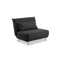 Sillón Cama Individual UNO Negro