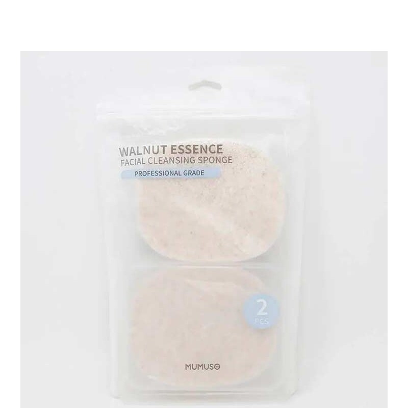 ESPONJA FACIAL 2 PCS -ESCENCIA NUECES ESPONJA FACIAL 2 PCS -ESCENCIA NUECES