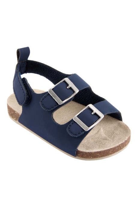 Sandalias de bebé, con velcro, azules Sin color