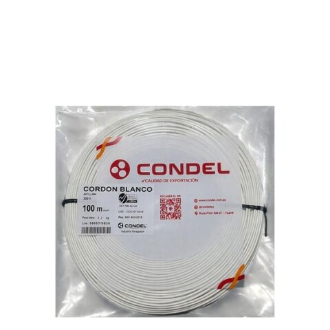 CABLE CORDON 2X2,00MM2 BL CONDEL CABLE CORDON 2X2,00MM2 BL CONDEL