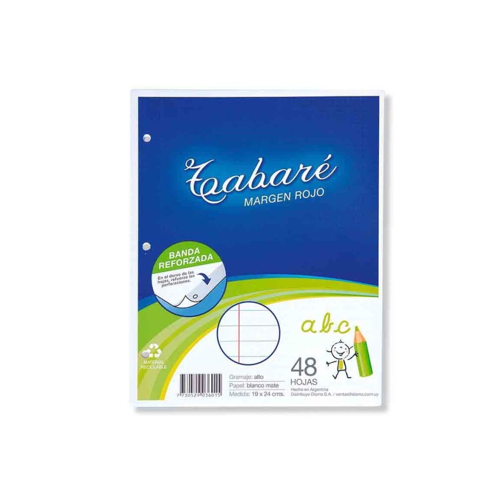Hoja Milimetrada Paq. x24 Tabaré #Hoja Tabaré Milimetrada Paq. x 24
