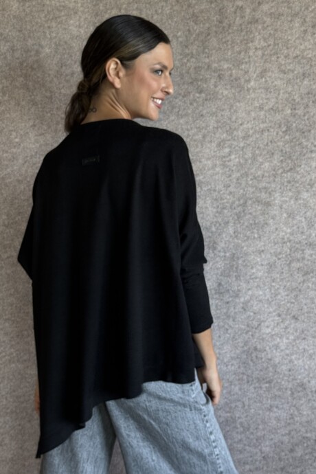 Remerón Sara Lanilla Negra