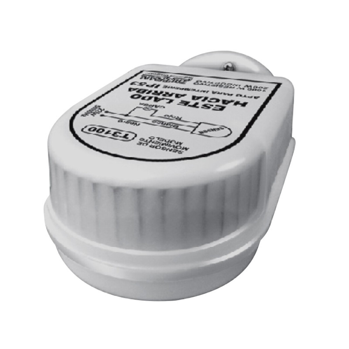 Sensor infrarrojo apto p/intemperie 3cabl. 1000W - S00230 