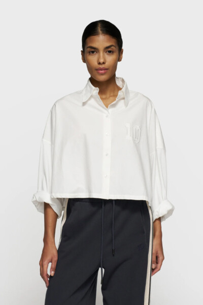 oversized cropped shirt Crudo