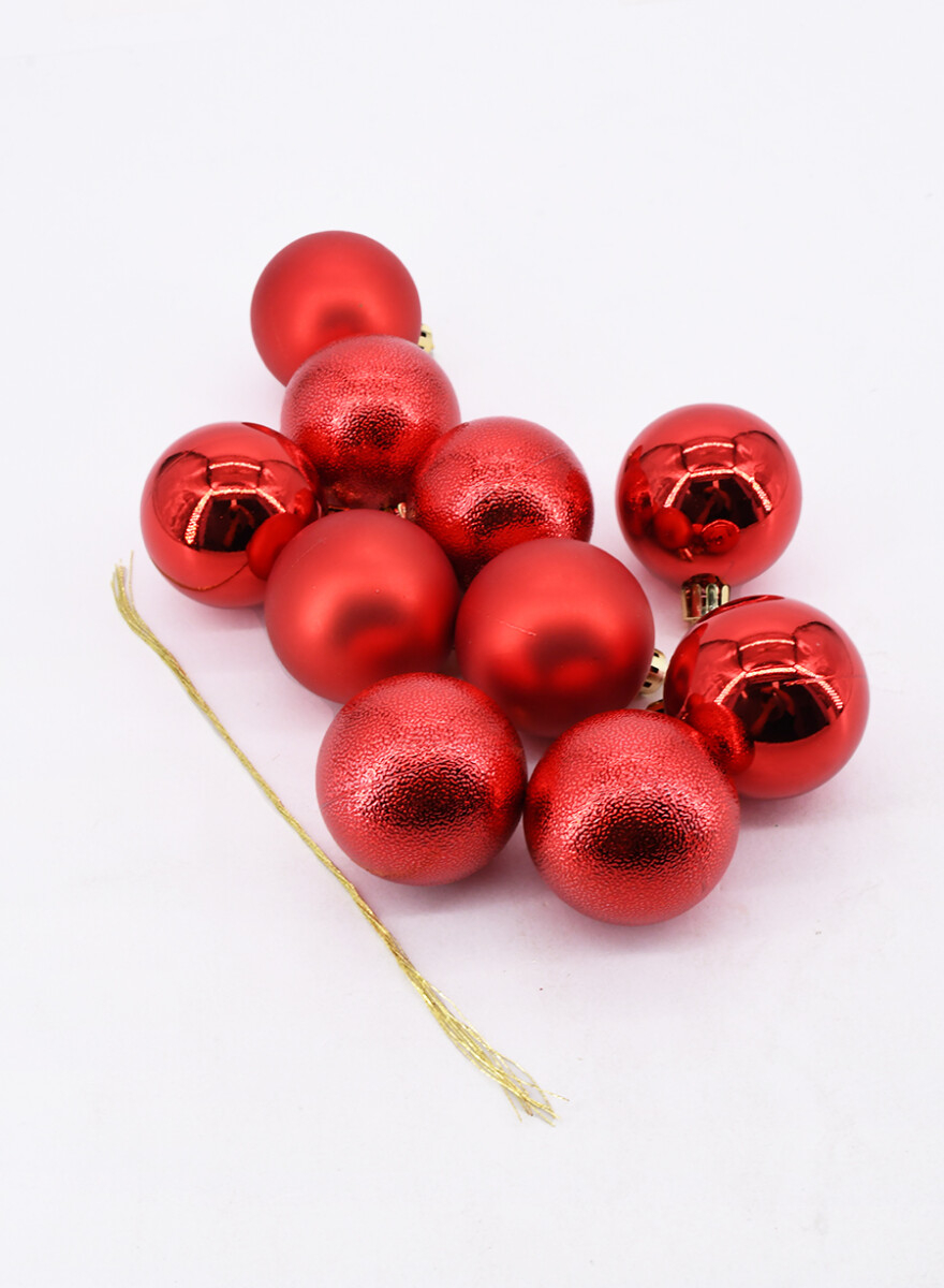 CHIRIMBOLOS 10PCS - ROJO 