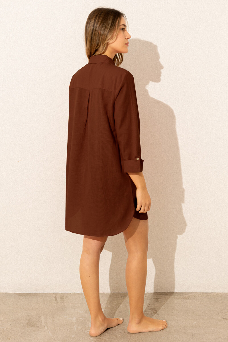 CAMISOLA LIGHT TROPIC MARRON