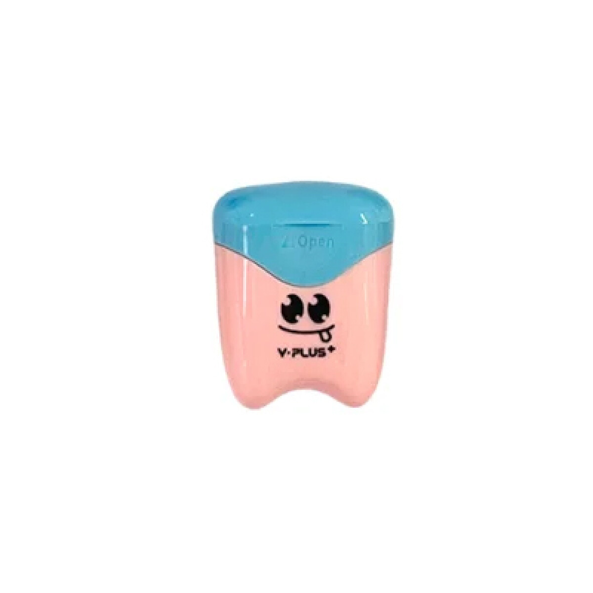 Sacapuntas Y-plus Carita unidad - Rosado 