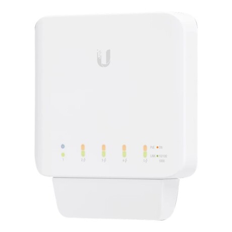 Ubiquiti UniFi Switch USW-FLEX - Conmutador - Gestionado - 4 x 10/100/1000 (PoE) + 1 x 10/100/1000 (PoE) - montaje en pared, mon Ubiquiti UniFi Switch USW-FLEX - Conmutador - Gestionado - 4 x 10/100/1000 (PoE) + 1 x 10/100/1000 (PoE) - montaje en pared, mon