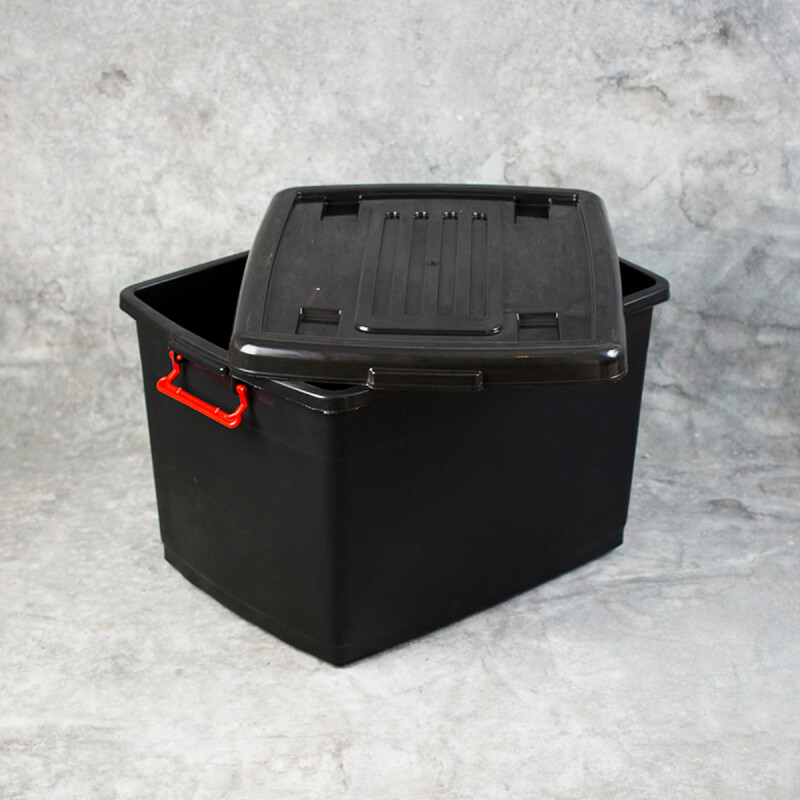 Caja reforzada heavy box 95 lts NEGRO