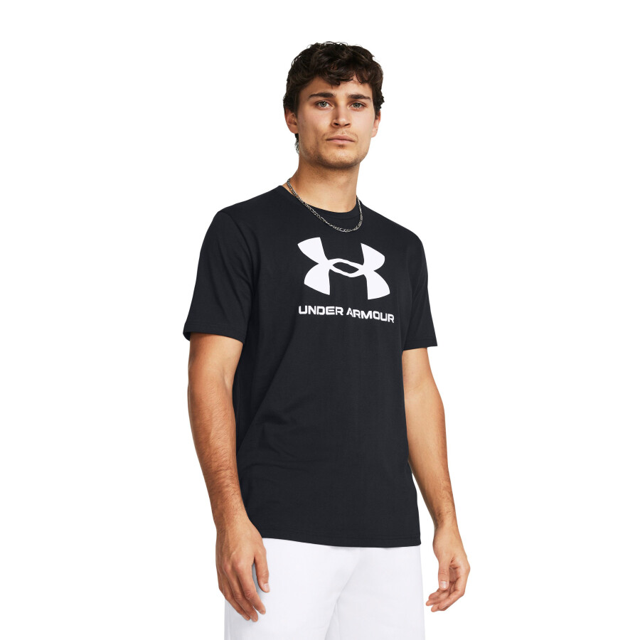 Remera de Hombre Under Armour Logo Sports Negro