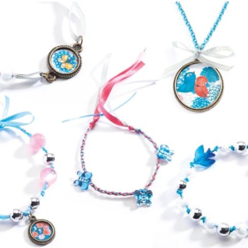 Set para hacer pulseras y collares Oiseaux