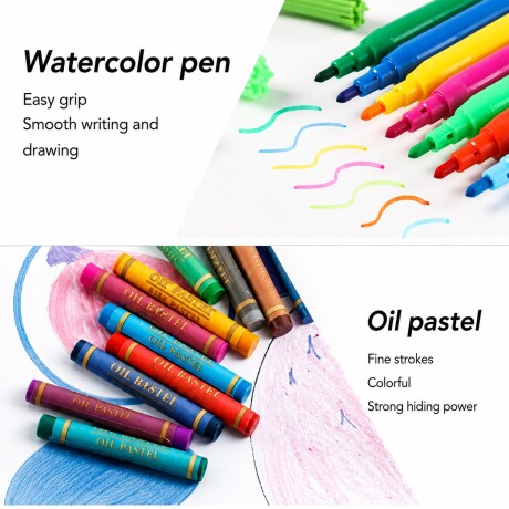 Set Maleta Escolar de Arte 150 Piezas 001