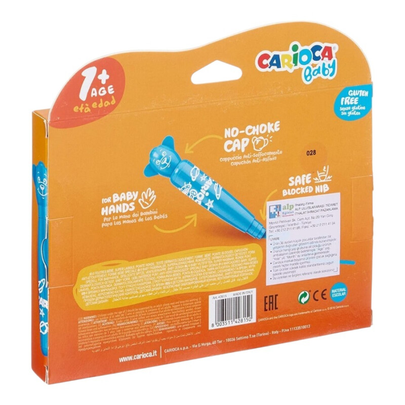 Marcadores Carioca Baby x6 Unidades Marcadores Carioca Baby x6 Unidades