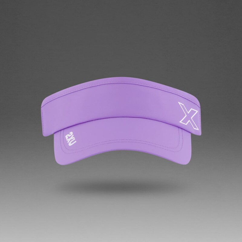 Gorra Running Performance Visor Unisex Grape Fizz/white