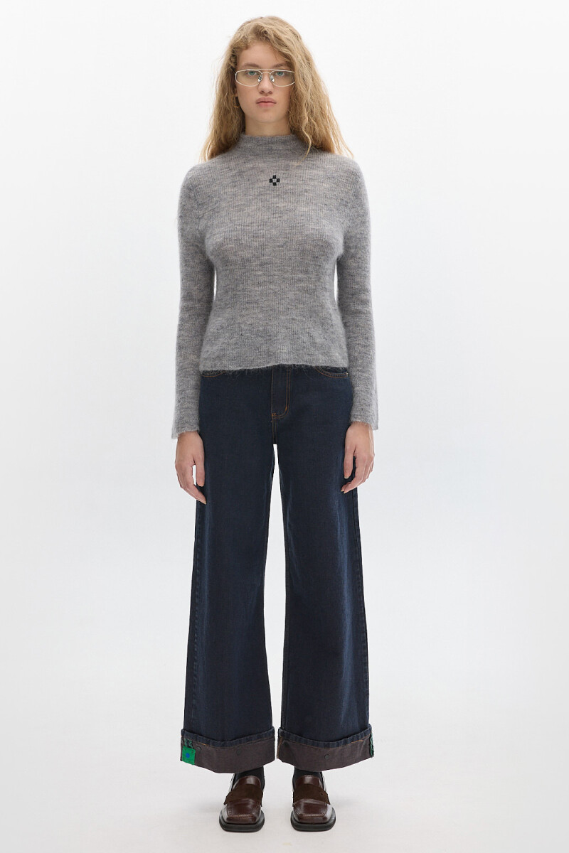 Polera Celine Gris Melange
