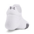 UA Breathe 2 No Show Tab 2pk-WHT WHT-100