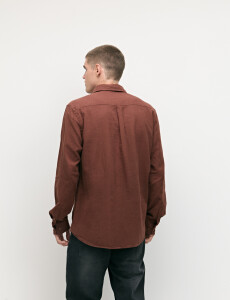 012766 CAMISA LINO WIN Terracota